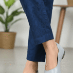 Sky Blue Pumps For Women WN1235 - View 1