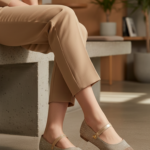Golden Women Pumps WN1243 - View 1