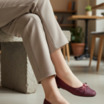 Maroon Pumps For Women WN1244 - View 1