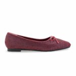 Maroon Pumps For Women WN1244 - View 3