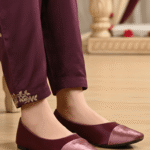 Maroon Women Pumps WN1249 - View 1