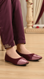 Maroon Women Pumps WN1249 - View 1