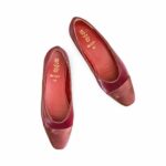 Maroon Women Pumps WN1249 - View 5