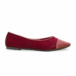 Maroon Women Pumps WN1249 - View 2