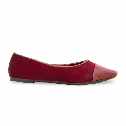Maroon Women Pumps WN1249 - View 2