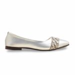 Silver Pumps For Ladies WN1253 - View 2