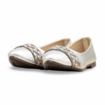 Silver Pumps For Ladies WN1253 - View 3