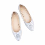 Silver Women Pumps WN1256 - View 5