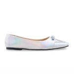 Silver Women Pumps WN1256 - View 2