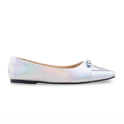 Silver Women Pumps WN1256 - View 2