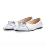 Silver Women Pumps WN1256 - View 3