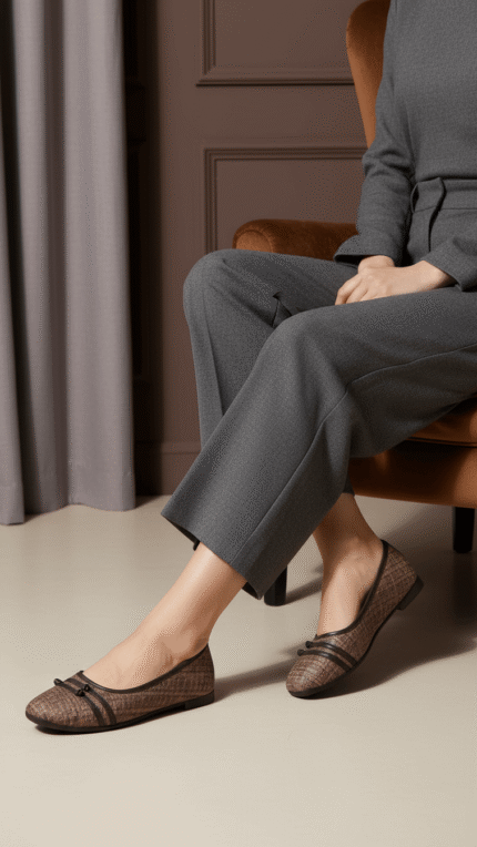 Brown Women Pumps WN1261 - View 1
