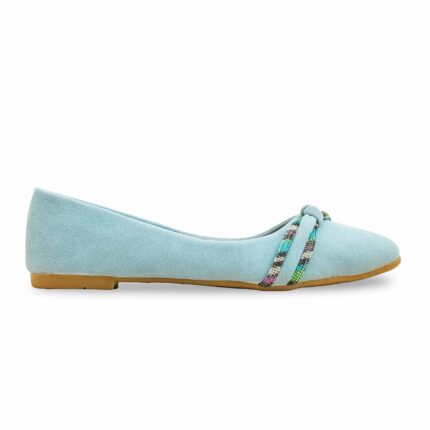 Blue Pumps For Women WN1268 - View 2