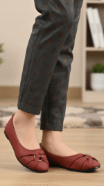 Maroon Women Pumps WN1270 - View 1