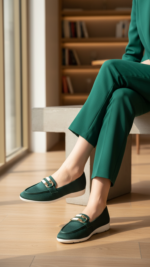 Green Pumps For Ladies WN1272 - View 1