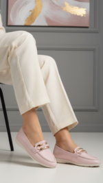 Pink Winter Pumps For Women WN1272 - View 1