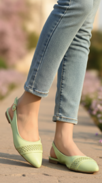Green Pumps For Women WN1275 - View 1