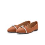 Mustard Pumps For Ladies WN1279 - View 4