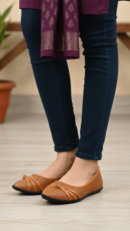 Tan Pumps For Women WN1281 - View 1