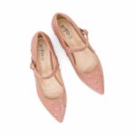 Pink Women Pumps WN1286 - View 5