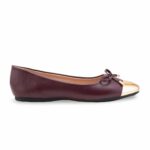 Maroon Pumps For Women WN1287 - View 2