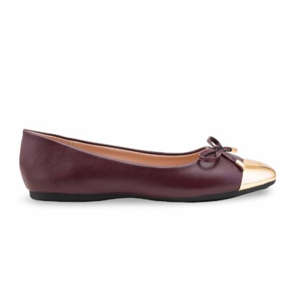 Maroon Pumps For Women WN1287 - View 2