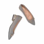 Grey Pumps For Women WN1290 - View 5