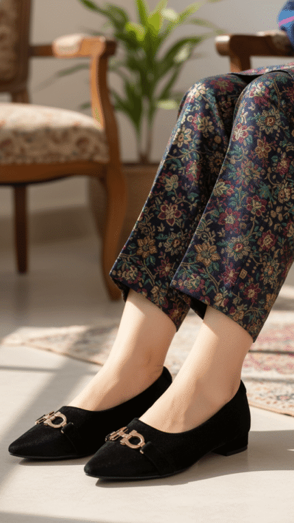 Black Pumps For Ladies WN1294 - View 1