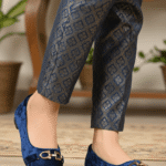 Blue Pumps For Ladies WN1294 - View 1