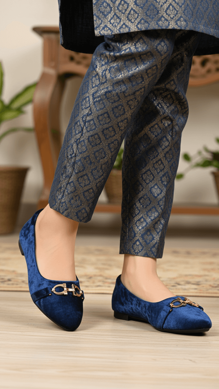 WN1294-12.png Blue Pumps For Ladies WN1294 - View 1