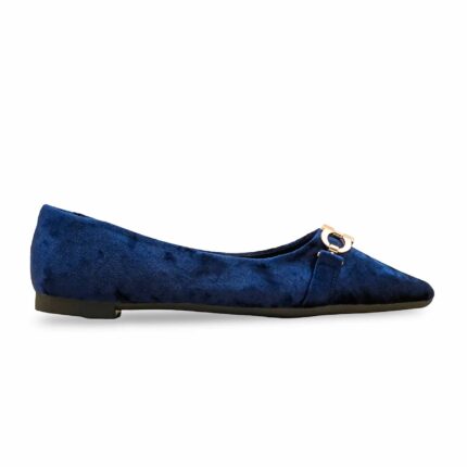 Blue Pumps For Ladies WN1294 - View 2
