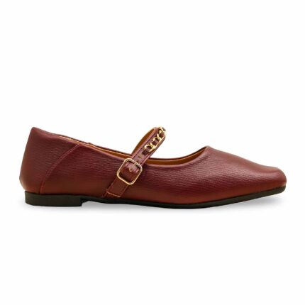 Maroon Pumps For Ladies WN1298 - View 2