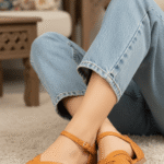 Mustard Women Pumps WN1304 - View 1