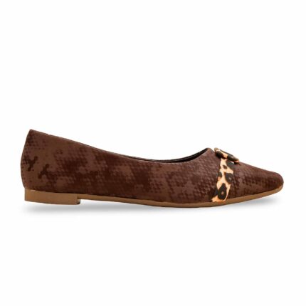Brown Women Pumps WN1319 - View 2