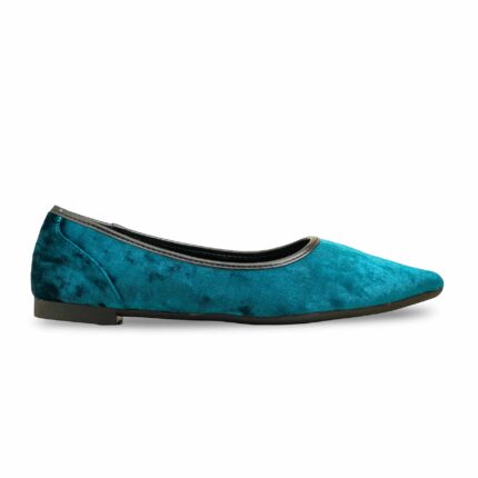 Teal Blue Pumps For Ladies WN1324 - View 2