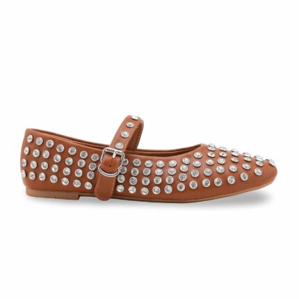 Tan Women Pumps WN1327 - View 2