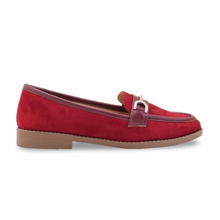 Maroon Women Pumps WN1334 - View 2