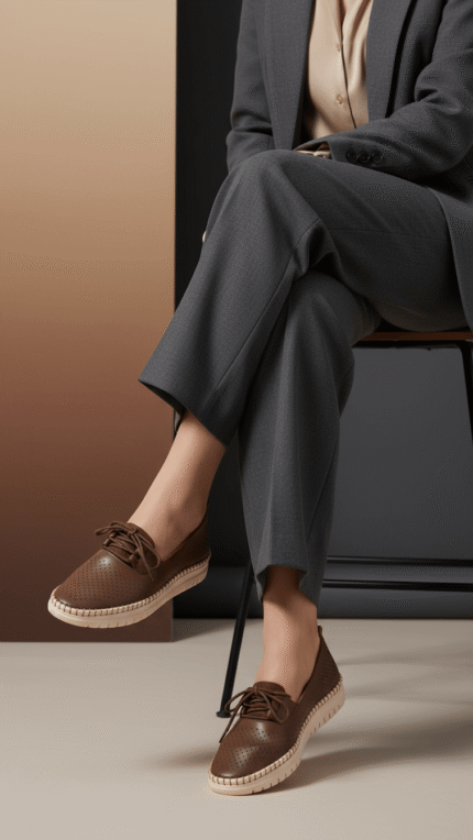 Brown Pumps For Women WN1336 - View 1