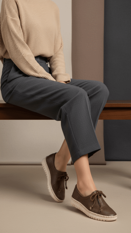 Brown Pumps For Women WN1337 - View 1