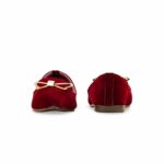 Maroon Women Pumps WN1340 - View 4