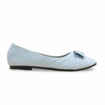 Sky Blue Women Pumps WN1361 - View 3