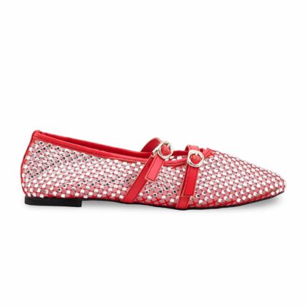 Maroon Pumps For Women WN1374 - View 2