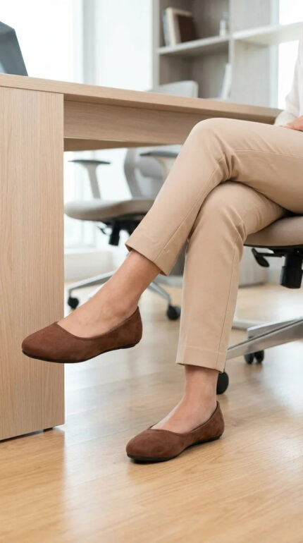 Brown Pumps For Women WN1406 - View 2
