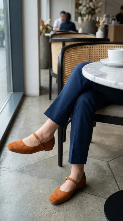 Mustard Pumps For Women WN1419 - View 1