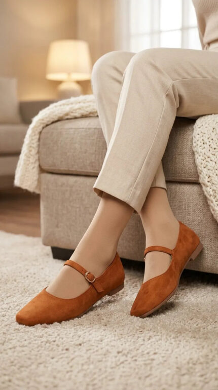 Mustard Pumps For Women WN1419 - View 2