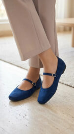 Blue Pumps For Women WN1419 - View 3
