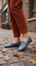Blue Pumps For Women WN1421 - View 2