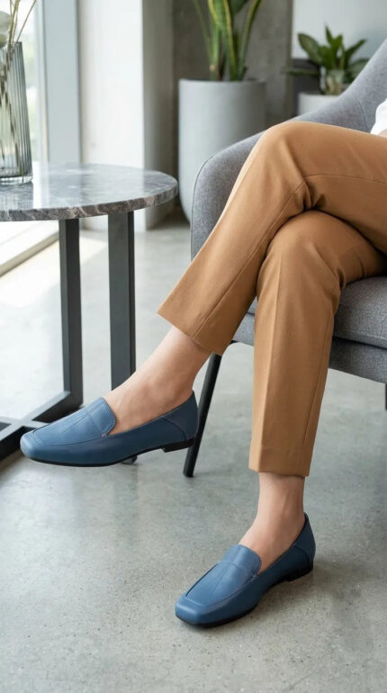 Blue Pumps For Women WN1421 - View 1