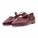 Maroon Pumps For Women WN1425 - View 5