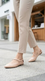 Beige Pumps For Ladies WN1425 - View 2